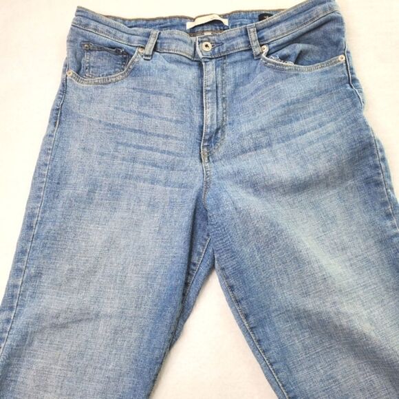 Ella Moss High Waist Medium Wash Straight Jeans Size 14/32 Retro - Picture 13 of 13